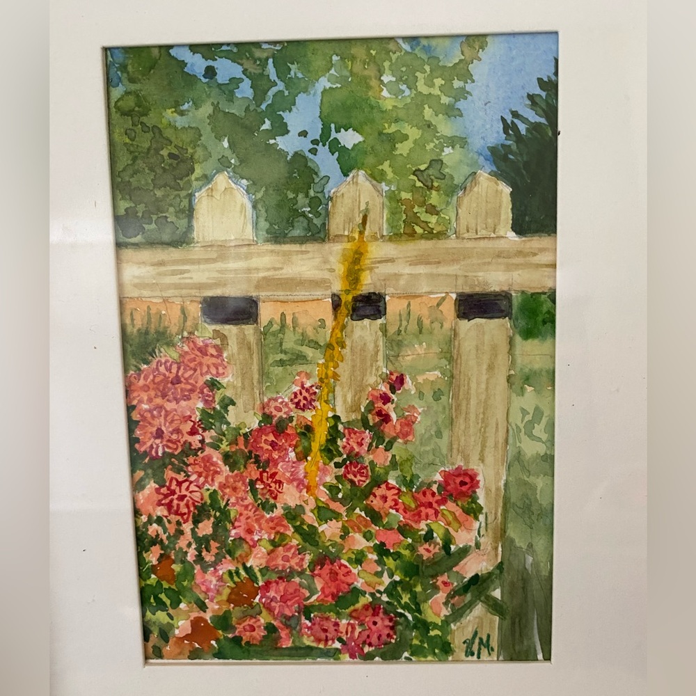 Original watercolour signed painting